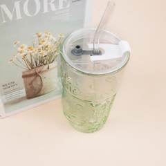 [ Đồng giá ]Ly thuỷ tinh (600ml có nắp)