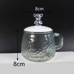 [ Đồng giá ]Túi gấu nổi tiếng trên Internet có cốc tay cầm bằng thủy tinh (70 thìa nhỏ)