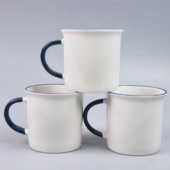 [ Đồng giá 19k] cốc tráng men quai xanh