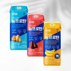 Sữa hạt dinh dưỡng MyMeal NU Protein Vị Socola, Chuối, Hạt Nguyên bản Set 5 hộpx200ml (Cùng vị)