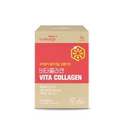 Bột bổ sung Collagen Hàn Quốc Daesang Wellife Make me Vita Collagen Hộp 2gx30 gói