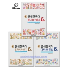 [Bản Cao Cấp] Combo Giáo Trình Tiếng Hàn New Yonsei Korean 6-1 - 새 연세한국어 6-1