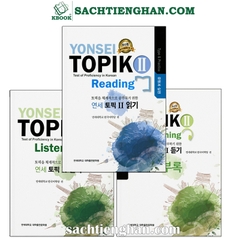 [Bản Màu] Combo 3 cuốn Yonsei Topik Nghe Đọc - 연세 토픽 2