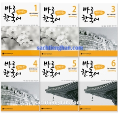 [Bản Màu] Combo New Kyung Hee Speaking 1-6 - 바로 한국어 말하기 1-6