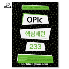 [Sách màu]OPIC Tiếng Hàn 233 dạng câu trọng tâm
