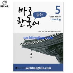 [Bản Màu] Giáo Trình Kyung Hee Listening bản mới - Tập 5 - 바로 듣는 한국어 5