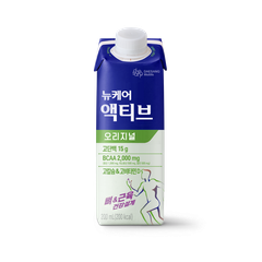 Nutritional Milk with Protein for Sporty Daesang Wellife NUCARE Active Set 5 Boxes 200mlx5