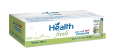 Thùng sữa tươi tiệt trùng Health Fresh ít đường 180ml