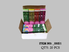 _0051F  LỐC 12 HỘP MICA 12C BÚT VIẾT CHÌ CHUỐT