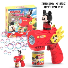 _0153C  HỘP CÂY PHUN XÀ BÔNG PIN CHUỘT ĐỎ