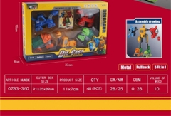 _0783-360  HỘP RÁP XE CÔNG TRÌNH KHỦNG LONG BIẾN HÌNH ROBO 5C