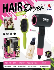 _096-83  HỘP TRANG ĐIỂM MÁY SẤY, LƯỢC, CHAI XỊT TÓC