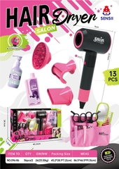 _096-86  HỘP TRANG ĐIỂM MÁY SẤY, LƯỢC, KÉO