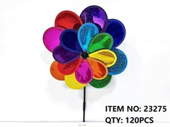 23275  TÚI CHONG CHÓNG BÔNG HOA 8 CÁNH KIM TUYẾN 2 TẦNG 40cmx37cm