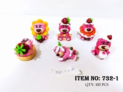 732-1  TÚI MÔ HÌNH NHÂN VẬT GẤU DÂU 6C