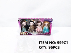 999C1  HỘP BABY 4C KHỚP CÔNG CHÚA NHÍ, MẮT THỦY TINH