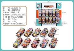 XL3912-1D  VỈ XE HƠI TRỚN 12C ĐỦ MẪU HOA VĂN