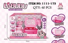 1111-173  HỘP MÁY TÍNH TIỀN SIÊU THỊ PIN LABUBU