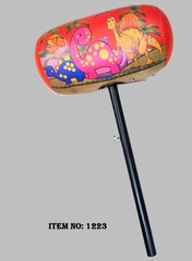 1223  TÚI 10C BÓNG PHAO HÌNH BÚA THÚ ĐỦ MÀU