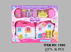 1320  HỘP NỘI THẤT NHÀ PIN NHẠC ĐÈN, TỦ, GHẾ