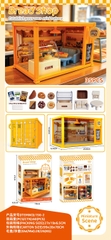 156-2  HỘP NỘI THẤT CONTAINER TIỆM BÁNH MÌ 35 MIẾNG