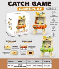 158-24C  HỘP MÁY BẮT BÓNG PIN TÔM VÔ LĂNG CÓ CHÂN