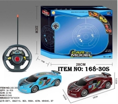 168-30S  HỘP XE HƠI CẢN SAU ĐIỀU KHIỂN VÔ LĂNG 7 ĐỘNG TÁC, ĐÈN GIAO THÔNG + BIỂN BÁO, KHÔNG SẠC