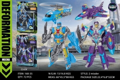 168-35  VỈ RÁP ROBO BIẾN HÌNH MÁY BAY TRỰC THĂNG 1C