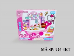 926-C4KT  HỘP BẾP XE ĐẨY KEM+ BÁNH MÌ HAMBURGER+ KẸO MÈO HỒNG 36 MIẾNG