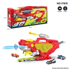 17815  HỘP XE KHỦNG LONG PIN NUỐT XE KHỦNG LONG + BẮN HÍT