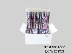 1808F HỘP MICA 12C BÚT VIẾT BI MÀU TÍM SANRIO