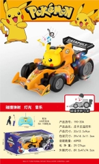 190-20A  HỘP XE ĐUA POKEMON ĐIỀU KHIỂN 7 ĐỘNG TÁC, CÓ SẠC