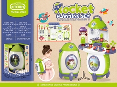 623-7003  HỘP TÀU VŨ TRỤ TRỒNG CÂY 23 MIẾNG