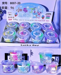 8007-20 HỘP 8 HŨ SLIME BÁNH PUDDING