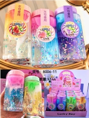 8006-11 HỘP 12 HŨ SLIME HOA QUẢ HŨ CAO