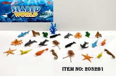 2032B1  TÚI THÚ BIỂN 24C ĐỦ MẪU (CÁ, MỰC, BẠCH TUỘT, SỨA,SAO BIỂN, CÁ NGỰA, HẢI CẨU)