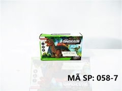 _058-7  HỘP KHỦNG LONG PIN LƯNG ĐÈN