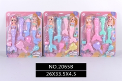 2065B  VỈ BABY 2C NGƯỜI CÁ + 2C ĐUÔI CÁ