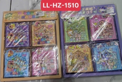 LL-HZ-1510 LỐC SỔ DÁN TƯƠNG TÁC 36 CUỐN ĐỦ MẪU (3 KIỂU) LL-HZ-1511, LL-HZ-1512