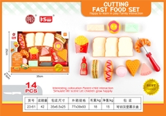23-61  HỘP BẾP DÍNH THỨC ĂN NHANH BÁNH MÌ, KHOAI TÂY CHIÊN 14 MIẾNG
