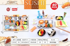 23-G2  HỘP BẾP SUSHI, TRỨNG CÁ HỒI, TÔM TÍT, HÀO 40 MIẾNG