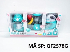 QF2578G  HỘP BẾP PIN 3 MÓN (MÁY PHA CÀ PHÊ, MÁY XAY SINH TỐ, MÁY TRỘN) (XANH)