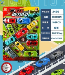 2466  VỈ XE HƠI TRỚN 12C ĐỦ MẪU