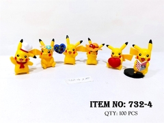 732-4  TÚI MÔ HÌNH NHÂN VẬT POKEMON 6C NHỎ