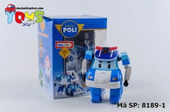 8189-1  HỘP RÁP ROBOCAR POLI XE CS POLI (666ABCD) XANH DƯƠNG