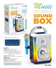 6009  HỘP LOA PIN KARAOKE + 1C MICRO