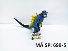 699-5  TÚI THÚ KHỦNG LONG GAI LƯNG GODZILLA MỀM PIN (ĐỦ MẪU)