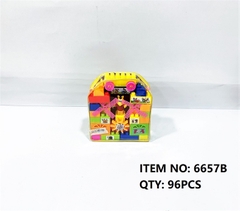 6657B  TÚI RÁP BALO NHÀ, XE + 1C BÒ + 2C CHONG CHÓNG 48 MIẾNG