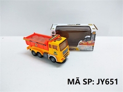 JY651  HỘP XE CÔNG TRÌNH BEN PIN NHẠC ĐÈN 4D