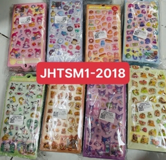 JHTSM1-2018 TÚI MIẾNG DÁN 3D NỔI ĐỦ MẪU 10 VỈ